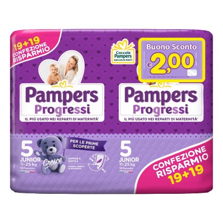 PAMPERS PROGRESSI JUNIOR 38PZ