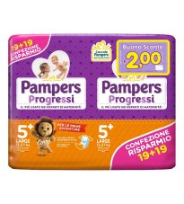 PAMPERS PROGRESSI LARGE 38PZ