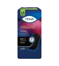 TENA SILHOUETTE NOIR MINI 18PZ