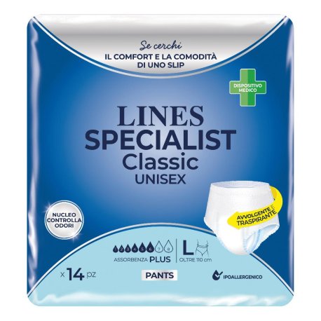 LINES CLAS PANTS PLUS L 14PZ