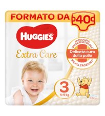 HUGGIES EXTRA CARE GR 3 40PZ