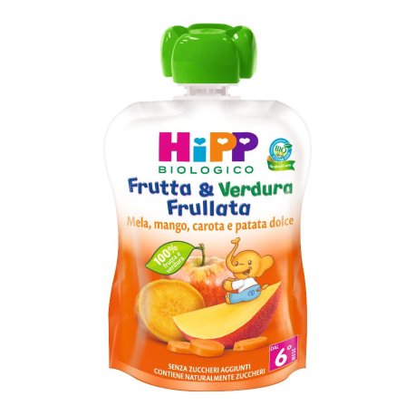 HIPP BIO FRUT&VER CAR/MA/BA90G