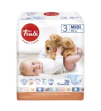 TRUDI BABY PANNOLINI BB MIDI 4 9KG