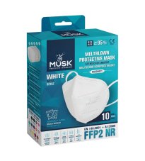 MUSK MASCHERINA FFP2 WHITE10PZ