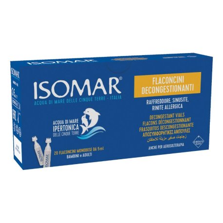 ISOMAR FLACONCINI SOLUZIONE IPERTONICA DECONGESTIONANTE 20X5ML