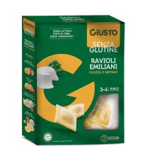 GIUSTO S/G RAVIOLI RICOTTA/SPI