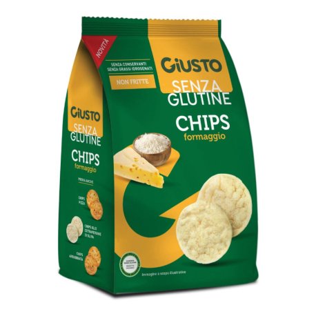 GIUSTO S/G CHIPS FORMAGGIO 40G