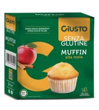 GIUSTO S/G MUFFIN MELA 4PZ 50G