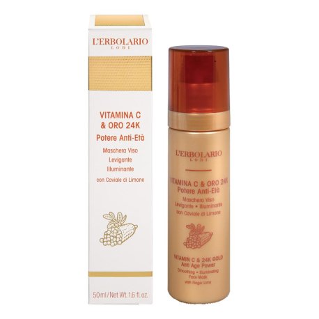 VITAMINA C & ORO MASCHERA VISO