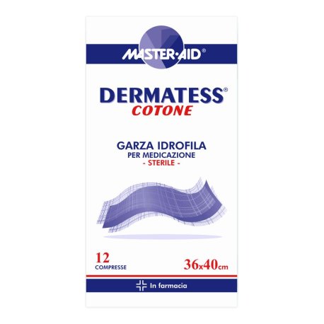 DERMATESS COT GARZA 36X40 12PZ DERMATESS COT GARZA 36X40 12PZ