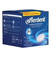 EFFERDENT EFFERVESCENTI 92CPR