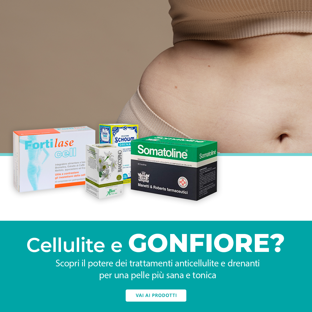 cellulite e gonfiore